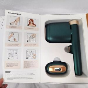 Bosidin D-1178 Painless Laser Hair Removal Green New Open Box